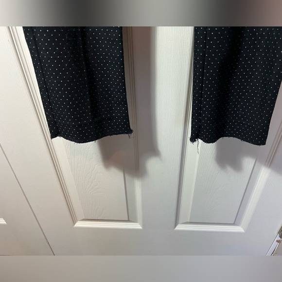 Anne Klein Black Pants Polka Dot Career Business Size 4 - Picture 4 of 9